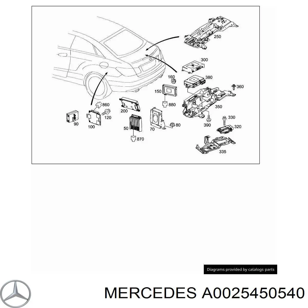 A0025450540 Mercedes