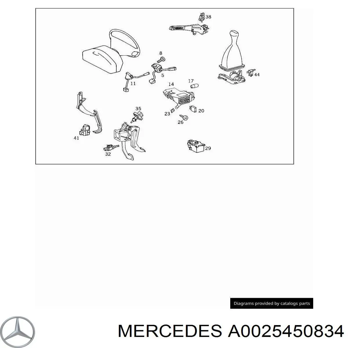 Comprar A0025450834 Mercedes Caja de fusibles