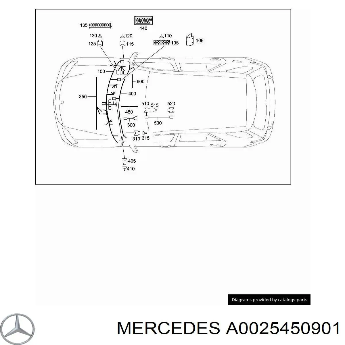 Caja fusibles Mercedes A0025450901 precio, desde 29,30 EUR