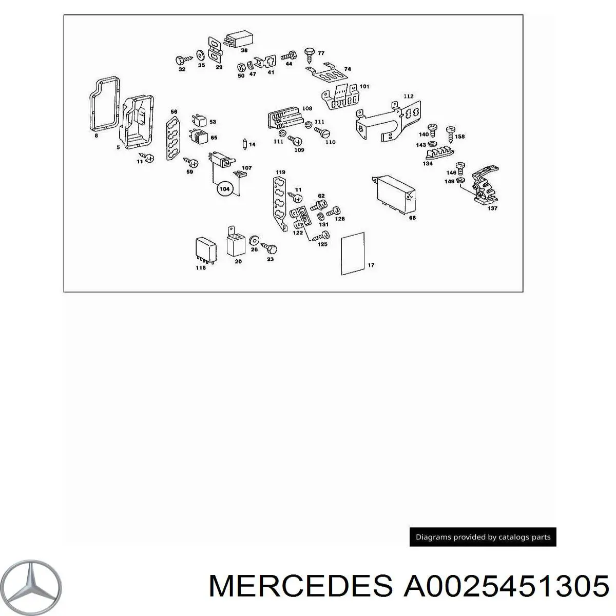  Mercedes A0025451305 precio, desde 75,50 EUR