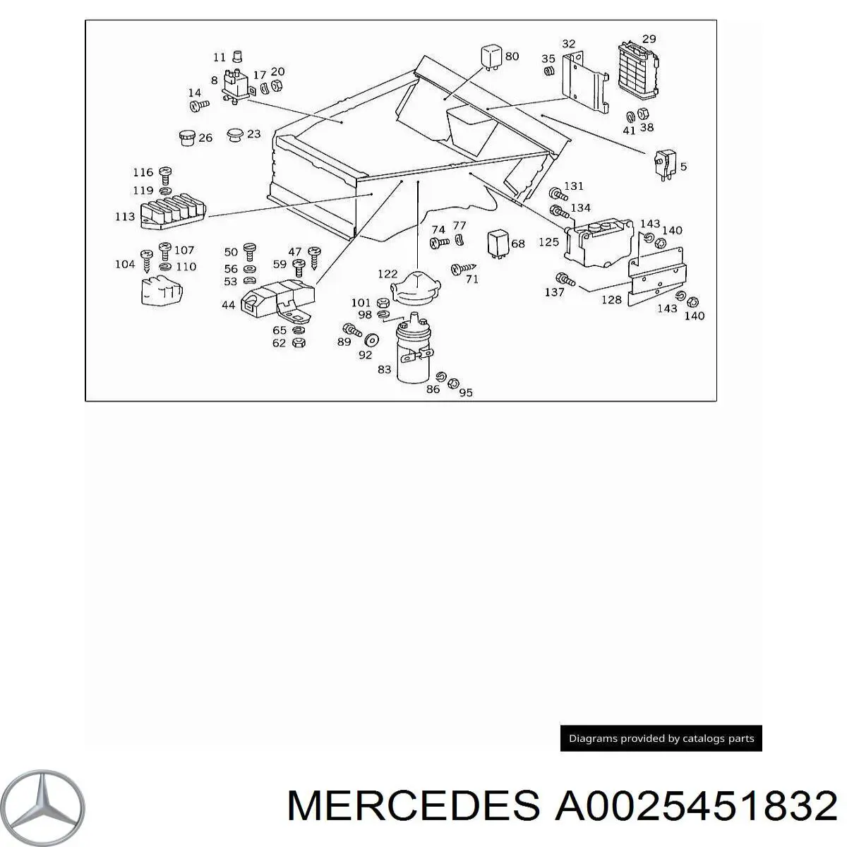 Comprar A0025451832 Mercedes Modulo de encendido
