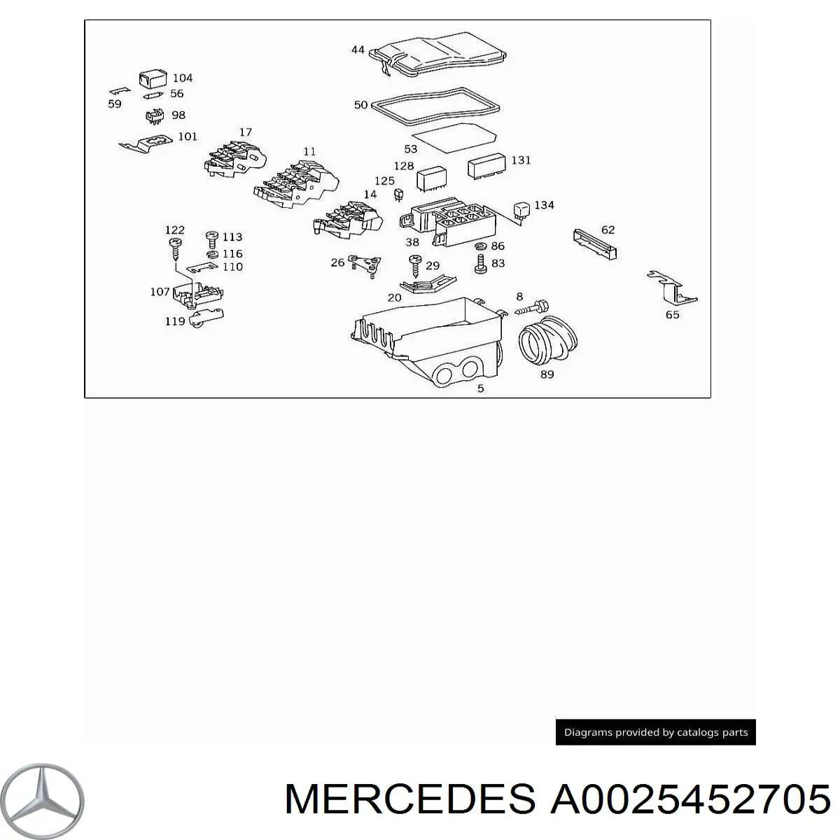 A0025452705 Mercedes