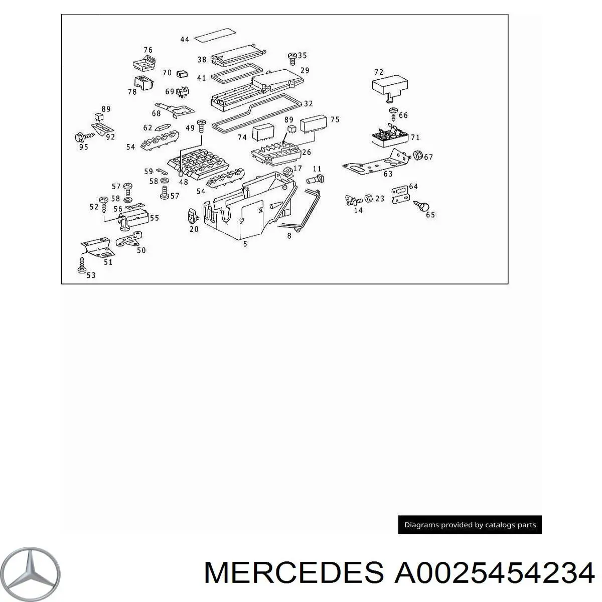  Mercedes A0025454234 precio, desde 4,87 EUR