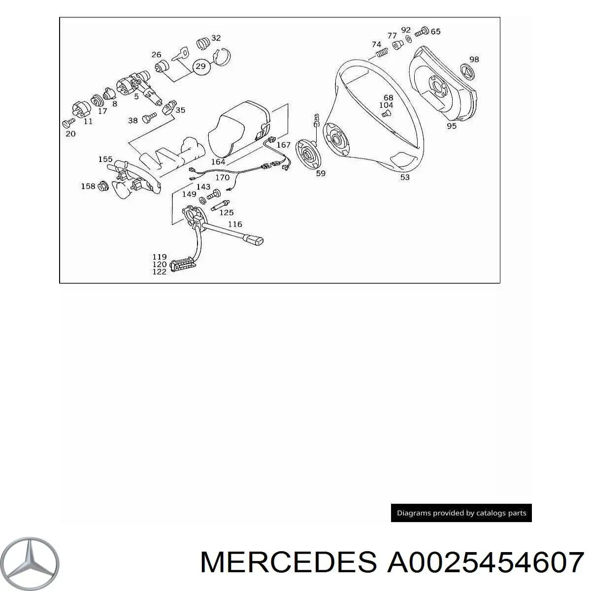 Interruptor de arranque Mercedes A0025454607 precio, desde 76,84 EUR