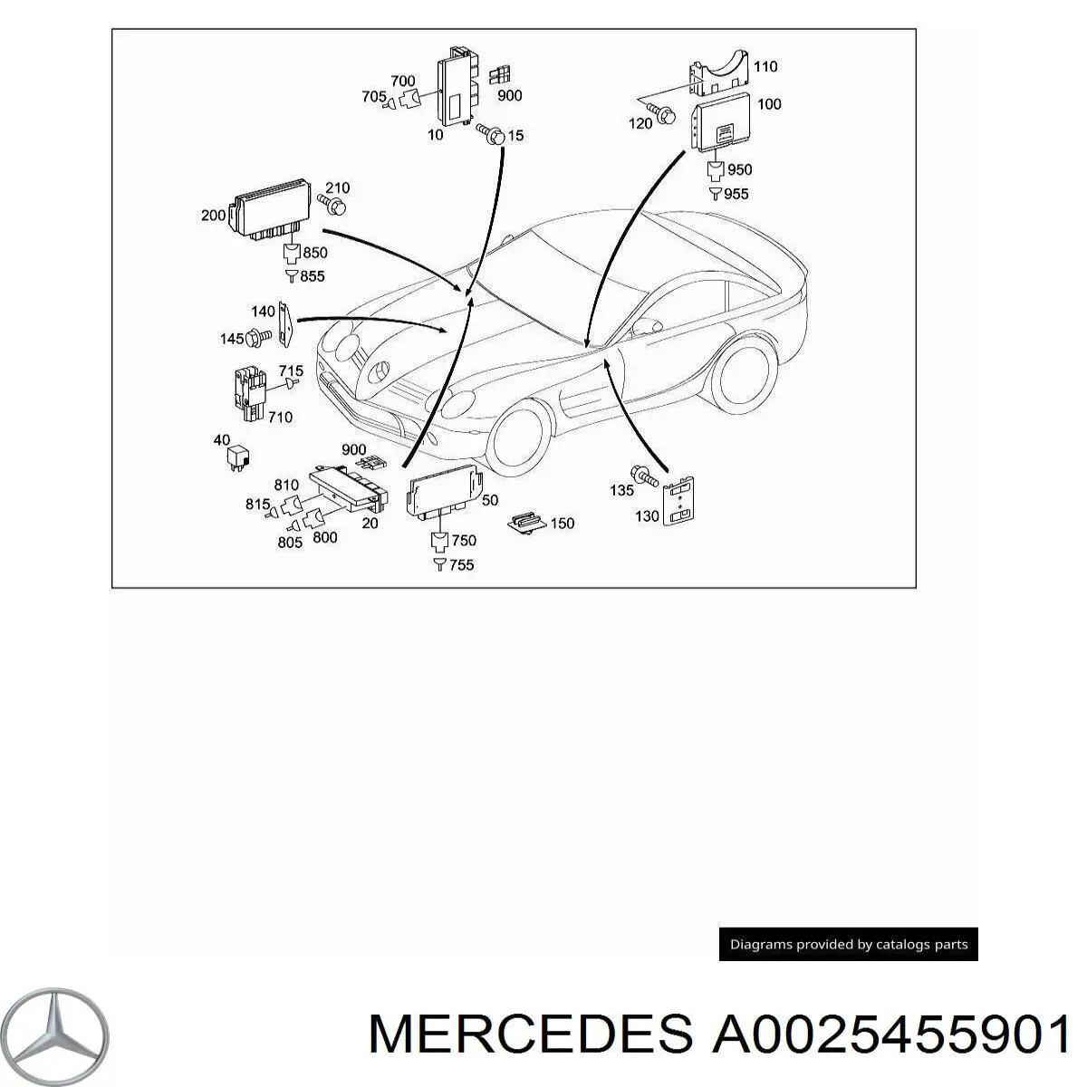 Caja fusibles Mercedes A0025453101 precio, desde 14,93 EUR
