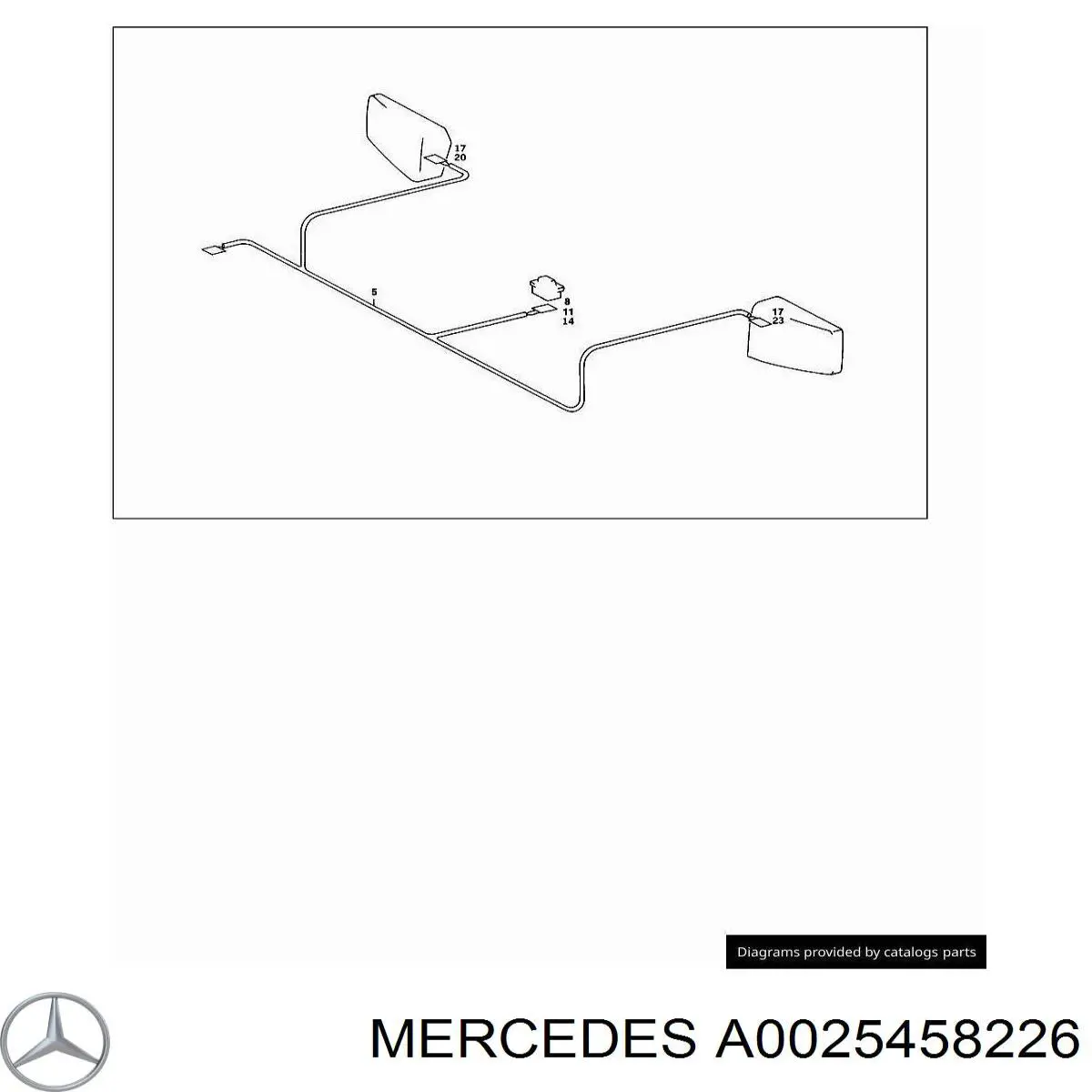  Mercedes A0025458226 precio, desde 12,55 EUR