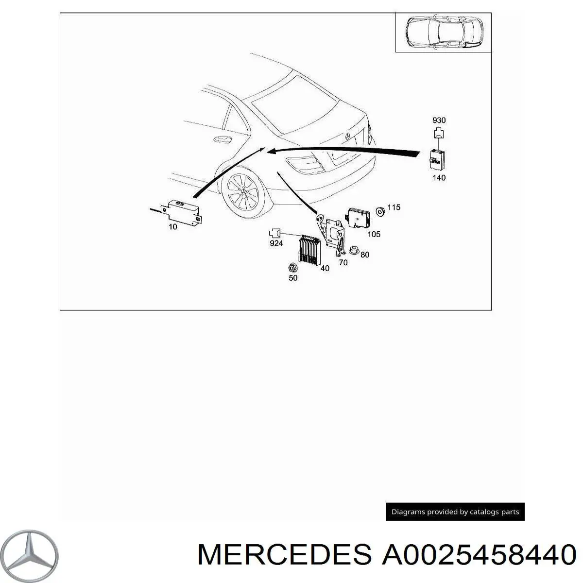  A0025458440 Mercedes
