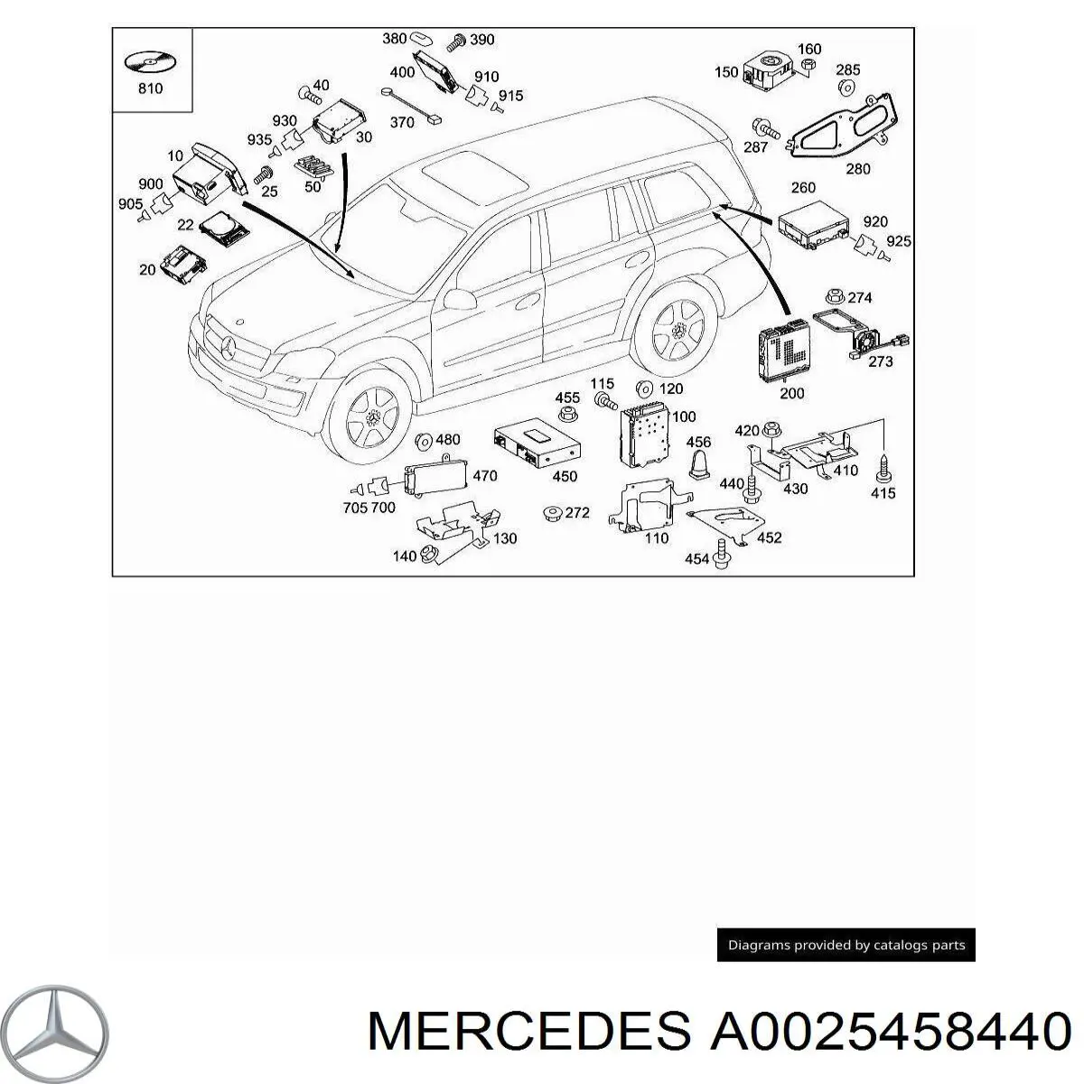  Mercedes A0025458440