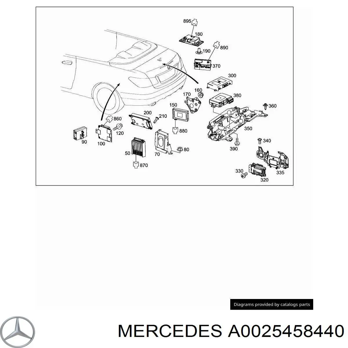  Mercedes A0025458440 precio, desde 7,71 EUR