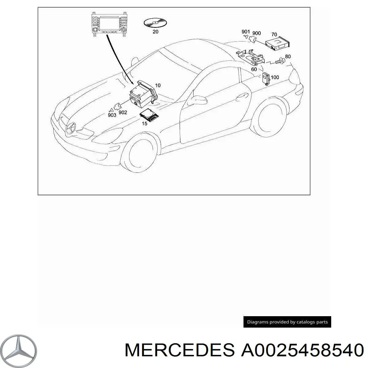  A0025458540 Mercedes