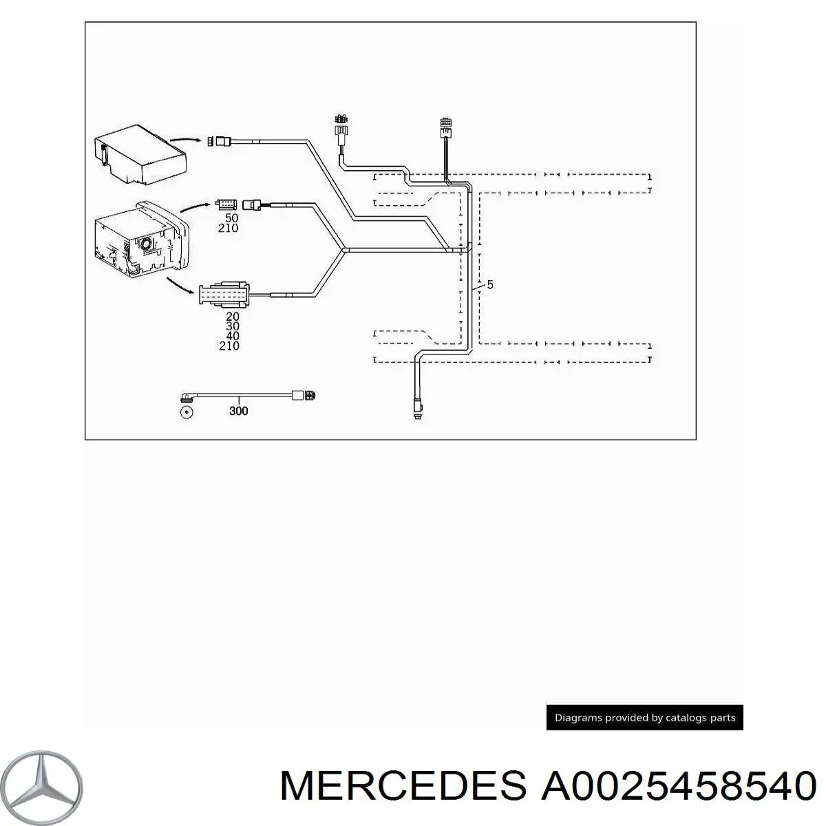  Mercedes A0025458540