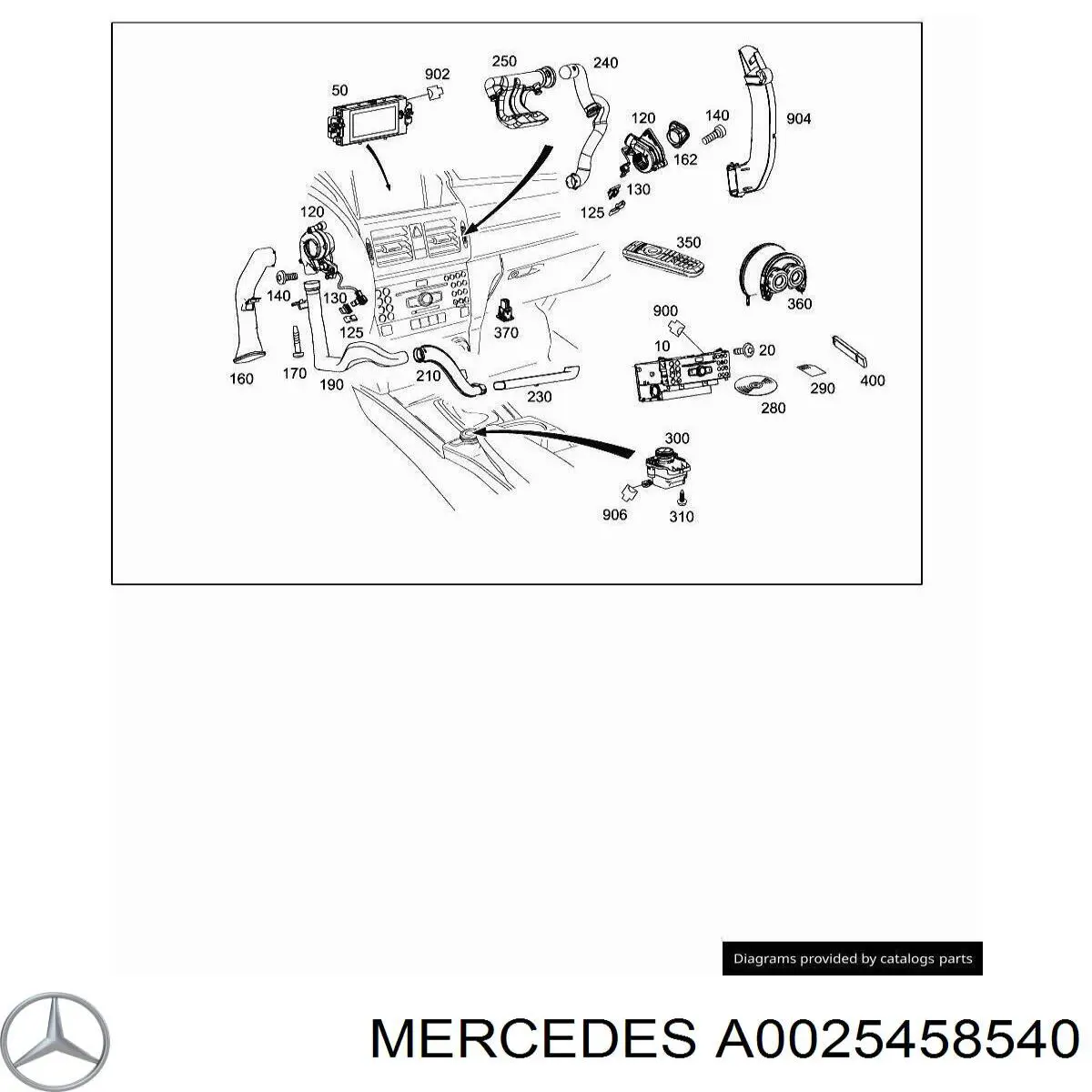  Mercedes A0025458540 precio, desde 7,20 EUR