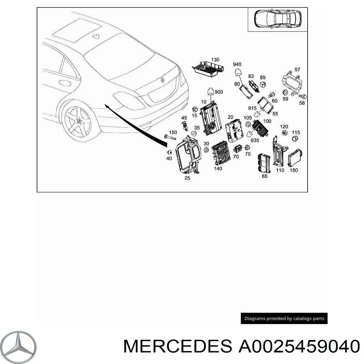 A0025459040 Mercedes