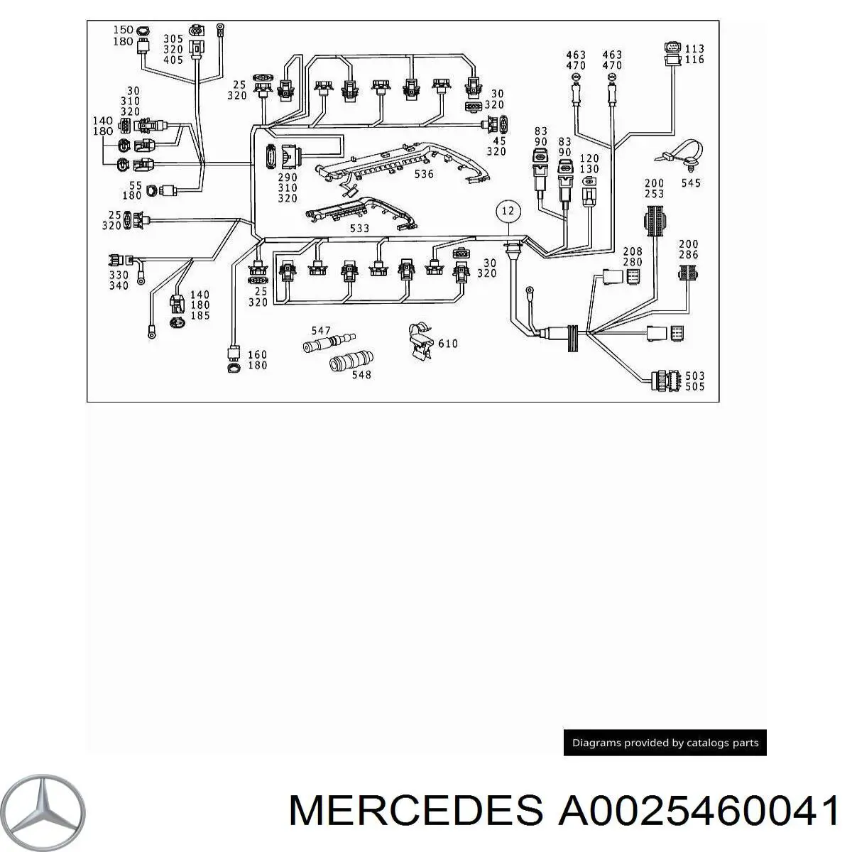  A0025460041 Mercedes