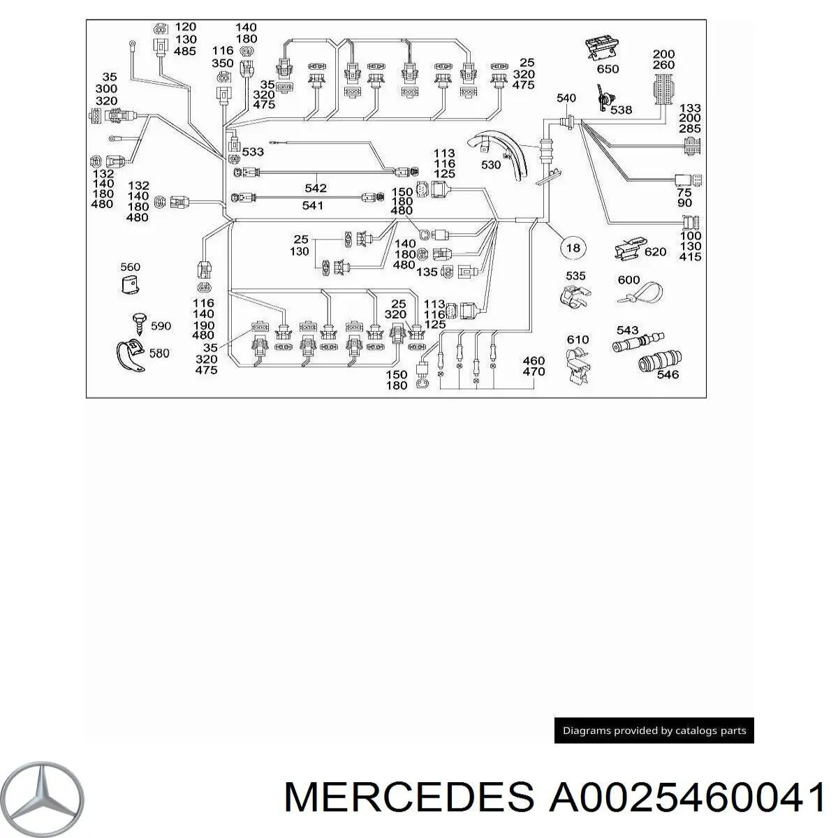  Mercedes A0025460041