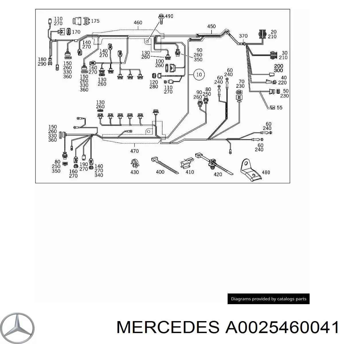 A0025460041 Mercedes 