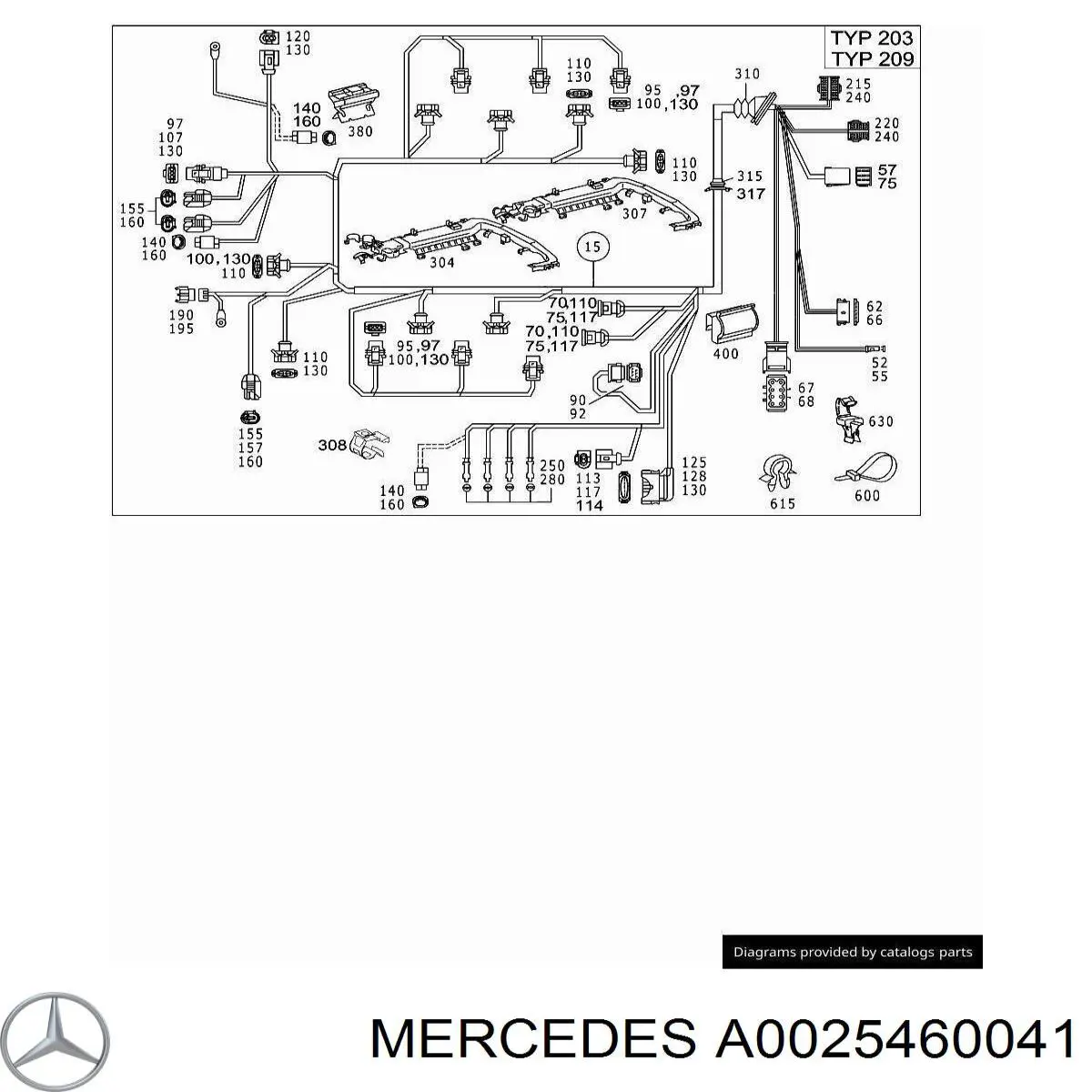  Mercedes A0025460041 precio, desde 5,26 EUR
