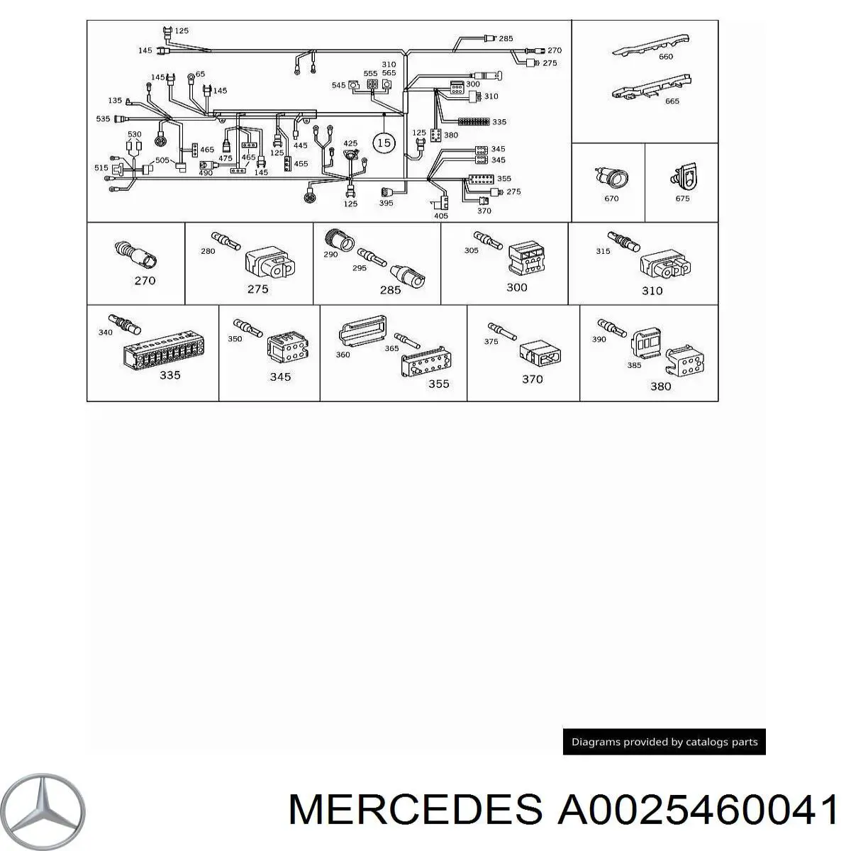 A0025460041 Mercedes