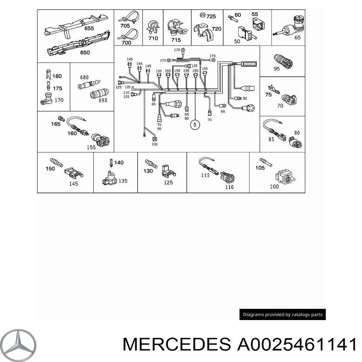  A0025461141 Mercedes
