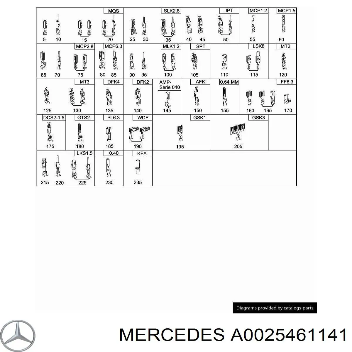  Mercedes A0025461141