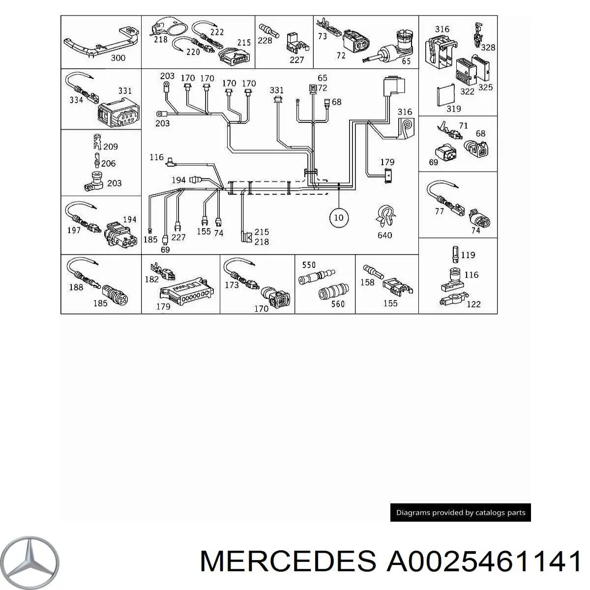 A0025461141 Mercedes 