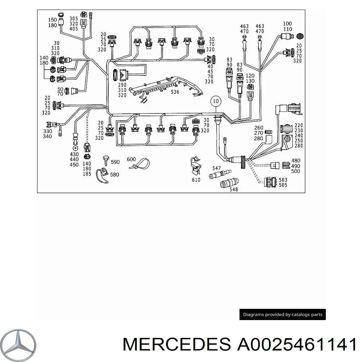  Mercedes A0025461141 precio, desde 11,34 EUR