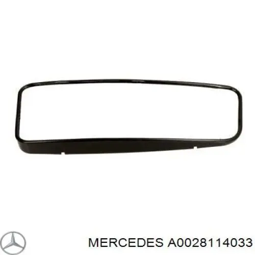 A0028114033 Mercedes cristal de espejo retrovisor exterior derecho