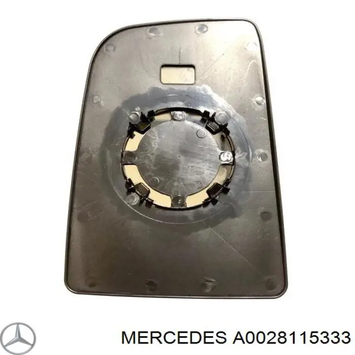 A0028115333 Mercedes cristal de espejo retrovisor exterior derecho