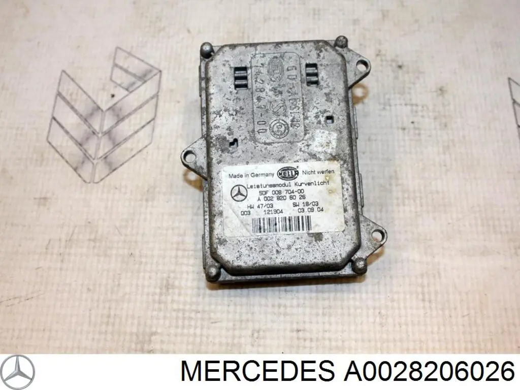Módulo de control de luces de faros (ECU) Mercedes A0028206026 precio, desde 68,24 EUR