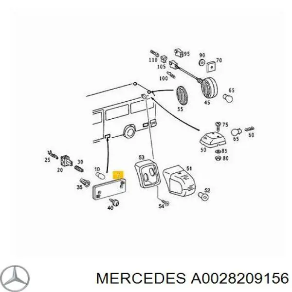 Comprar A0028209156 Mercedes Luz intermitente