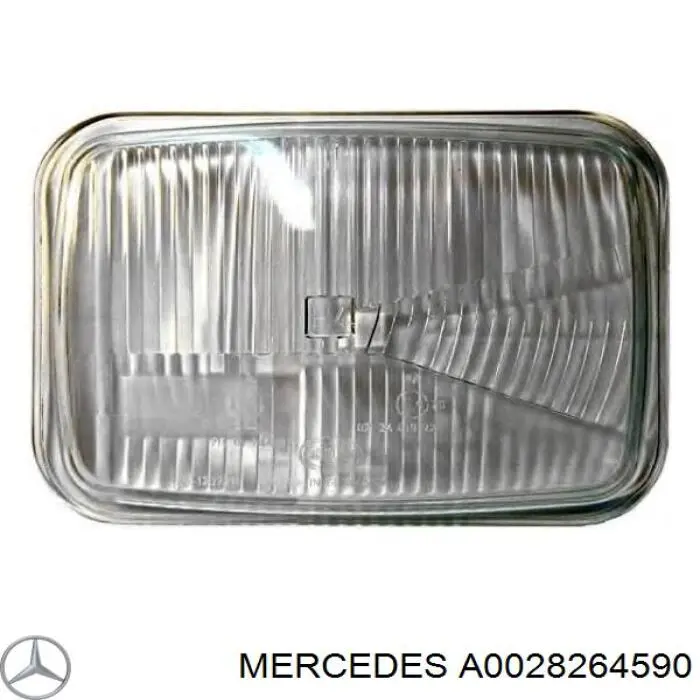 Cristal de faro derecho para Mercedes Bus 207-310 (602)