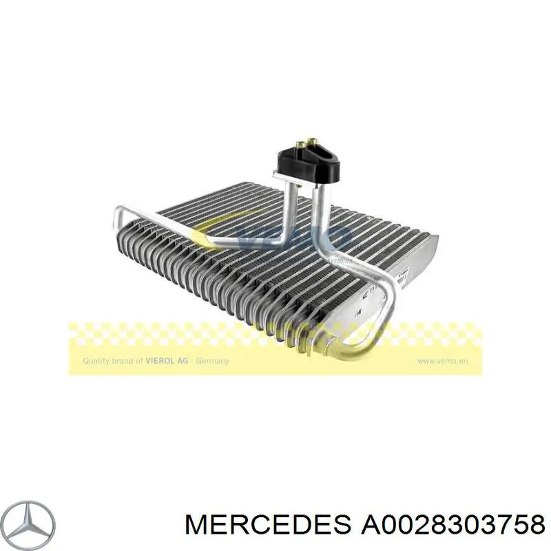 Evaporador de aire acondicionado Mercedes A0028303758 precio, desde 81,31 EUR