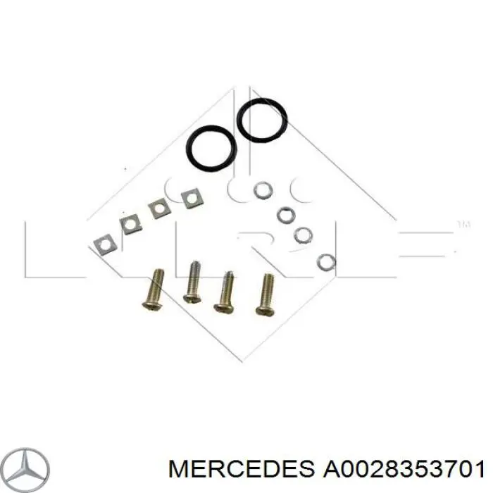 A0028353701 Mercedes Radiador interior