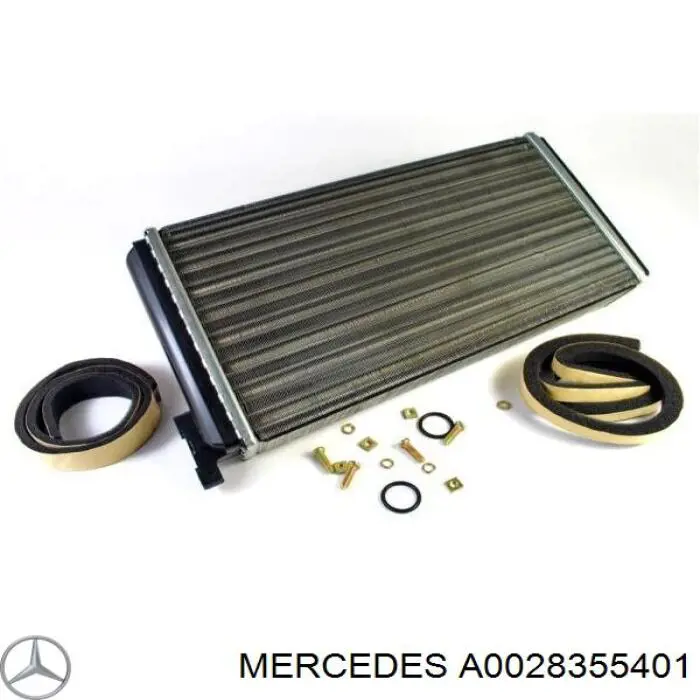 A0028355401 Mercedes radiador de calefacción