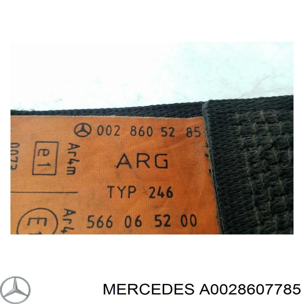 Comprar A0028607785 Mercedes Cinturón de seguridad delantero derecho