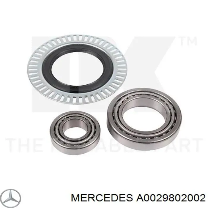 Cojinete exterior del cubo de rueda delantera Mercedes A0029802002 precio, desde 31,26 EUR