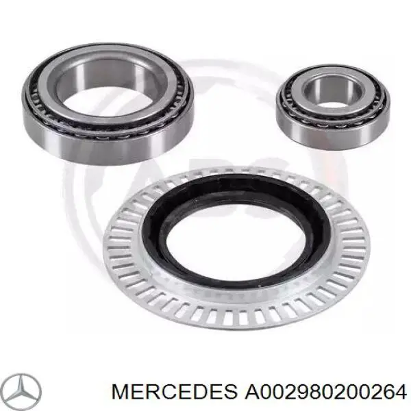 A002980200264 Mercedes cojinete externo del cubo de la rueda delantera