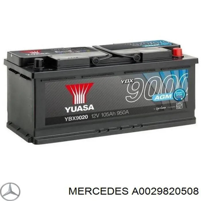 A0029820508 Mercedes Batería Start-Stop