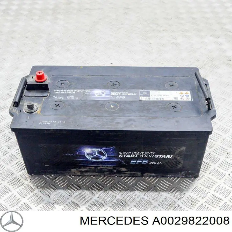 Batería de Arranque Mercedes (A0029822008)