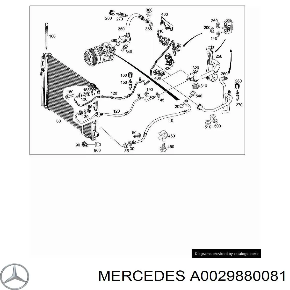  Mercedes A0029880081 precio, desde 9,77 EUR