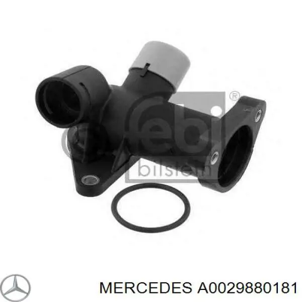 0029880181 Mercedes Clip de fijación del guardabarros delantero
