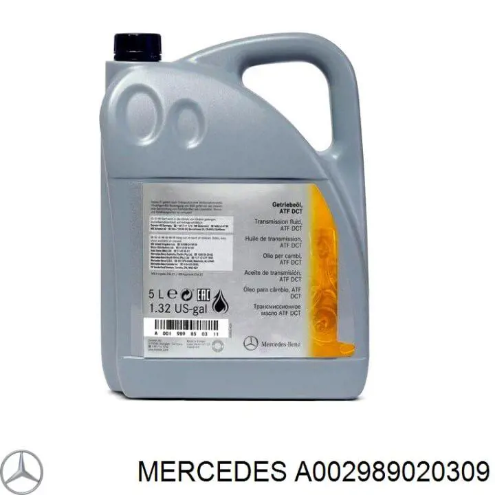 A002989020309 Mercedes Aceite caja cambios
