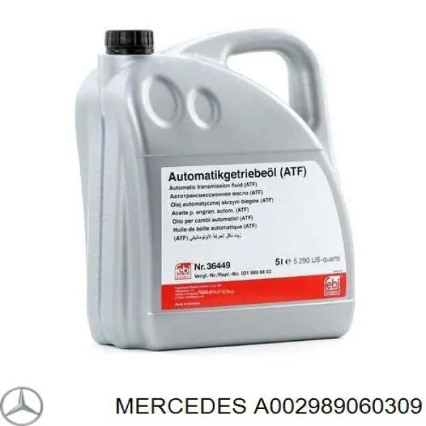 Mercedes Aceite transmisión (A002989060309)