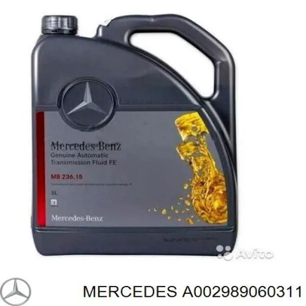 Aceite transmisión MERCEDES A002989060311