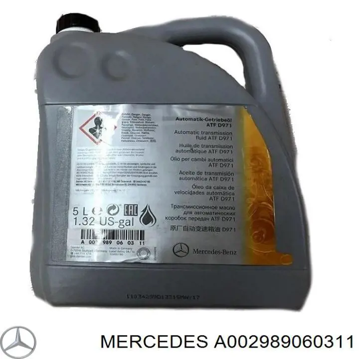 A002989060311 Mercedes Aceite caja cambios