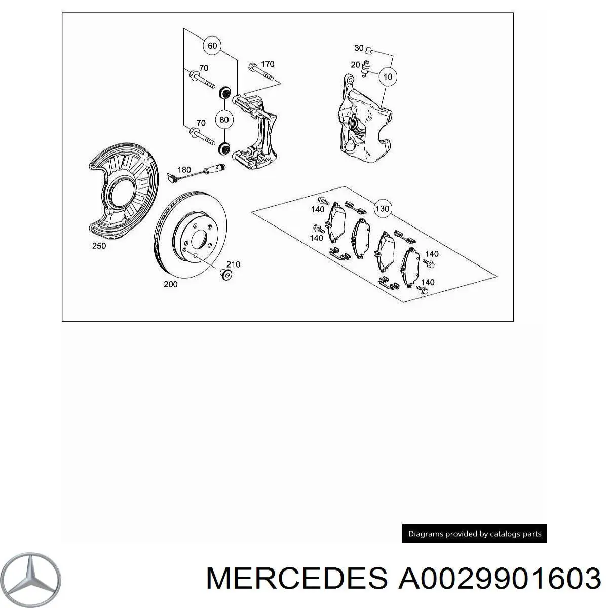  Mercedes A0029901603 precio, desde 12,34 EUR