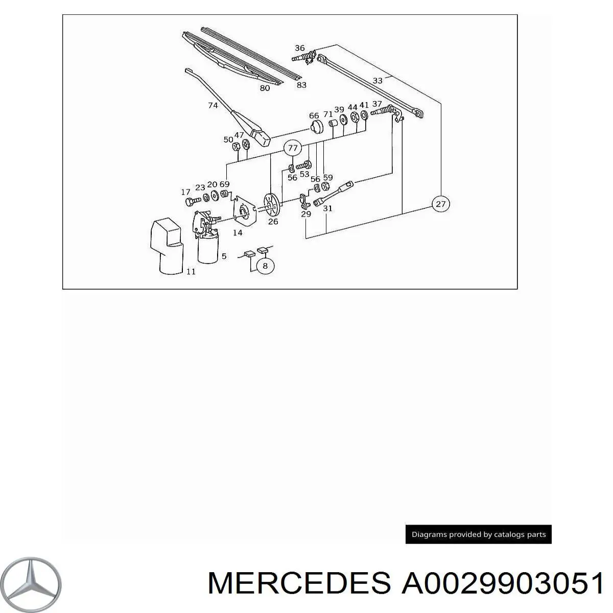 A0029903051 Mercedes 