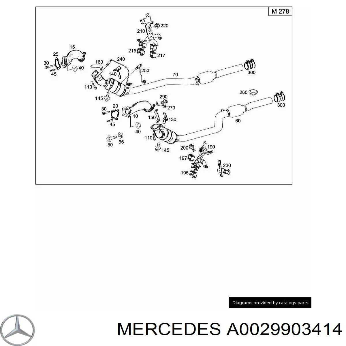 A0029903414 Mercedes 