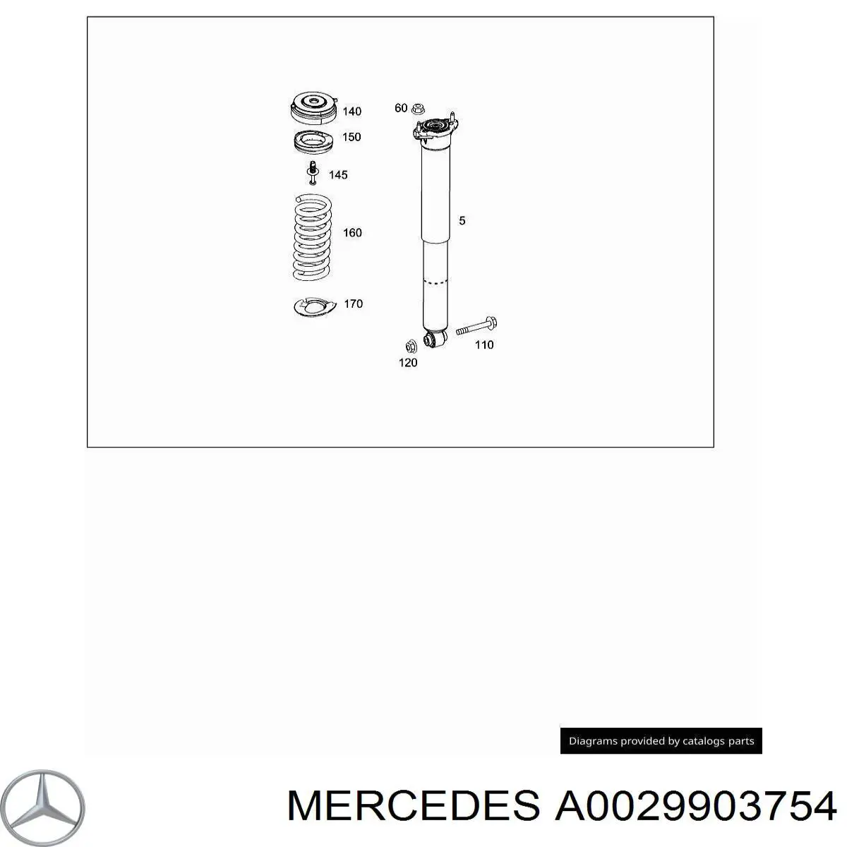  Mercedes A0029903754 precio, desde 3,33 EUR