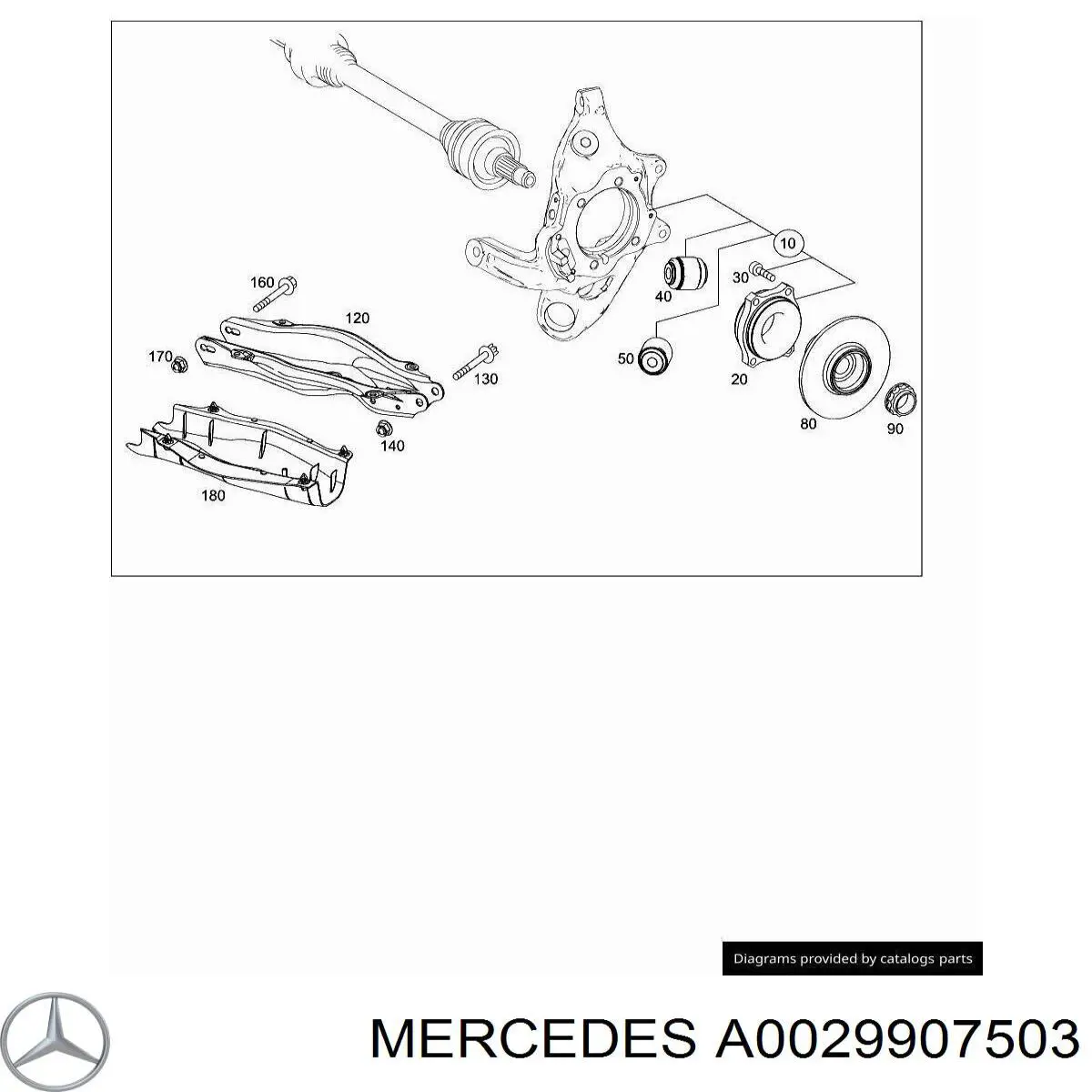  Mercedes A0029907503 precio, desde 16,91 EUR